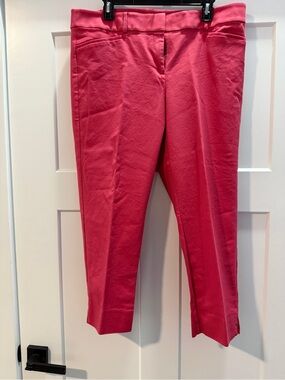 LOFT Pink Cropped Ankle Pants